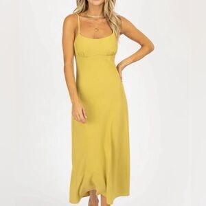 Citron Slip dress